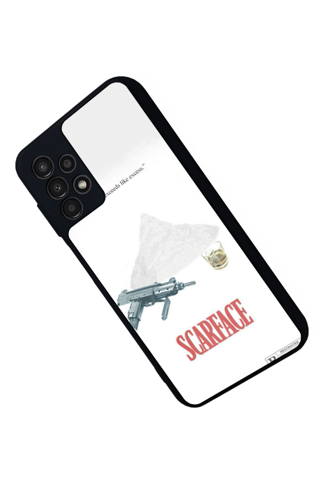 Samsung Galaxy A13 Uyumlu Scarface Tasarımlı Glossy Premium Kılıf