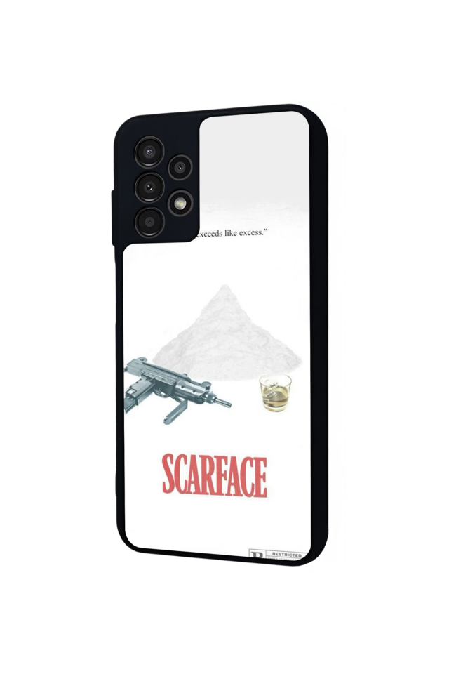Samsung Galaxy A13 Uyumlu Scarface Tasarımlı Glossy Premium Kılıf