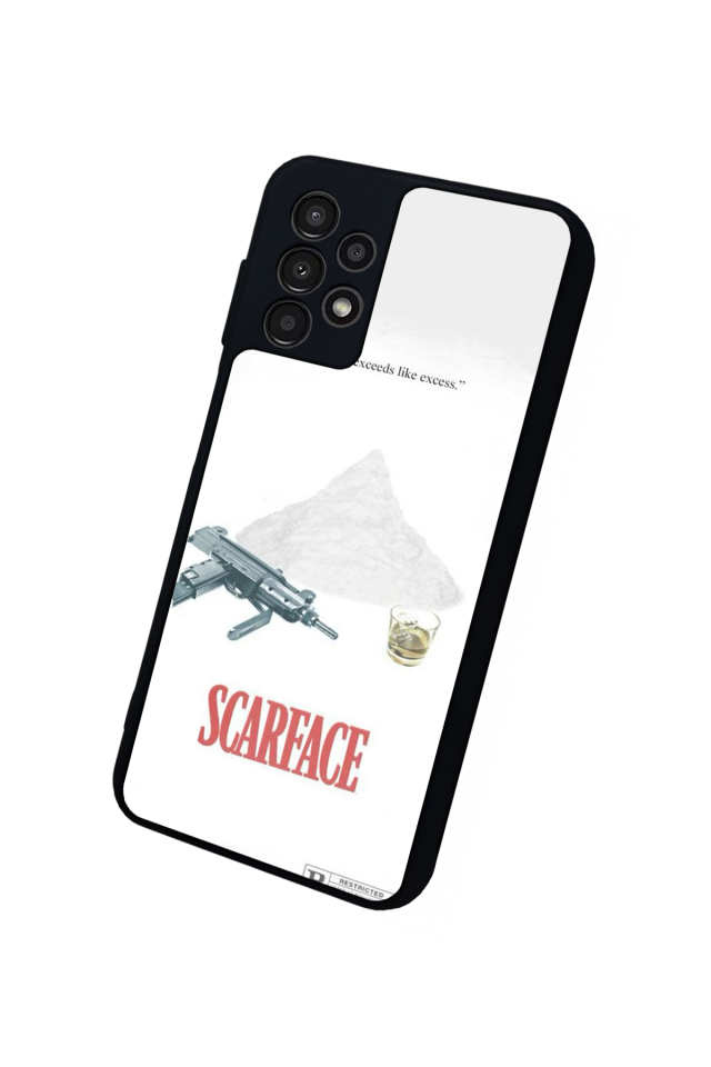 Samsung Galaxy A13 Uyumlu Scarface Tasarımlı Glossy Premium Kılıf