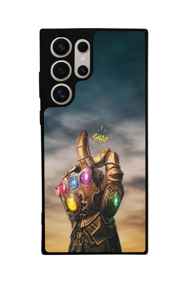 Samsung Galaxy S23 Ultra Uyumlu Thanos Tasarımlı Glossy Premium Kılıf