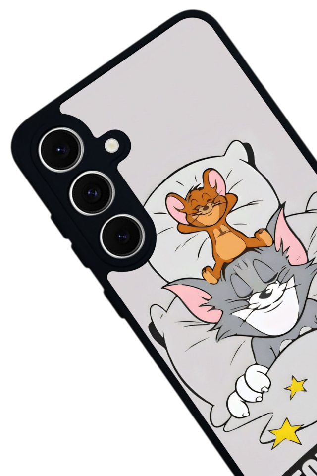Samsung Galaxy A16 Uyumlu Tom And Jerry Tasarımlı Glossy Premium Kılıf