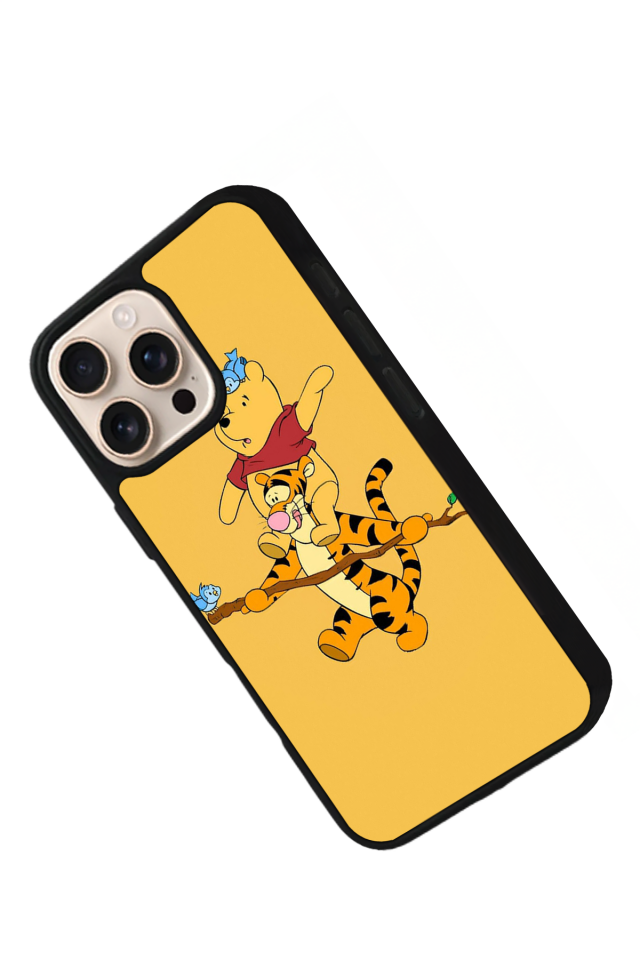 iPhone 16 Pro Max Uyumlu Winnie Tasarımlı Glossy Premium Kılıf