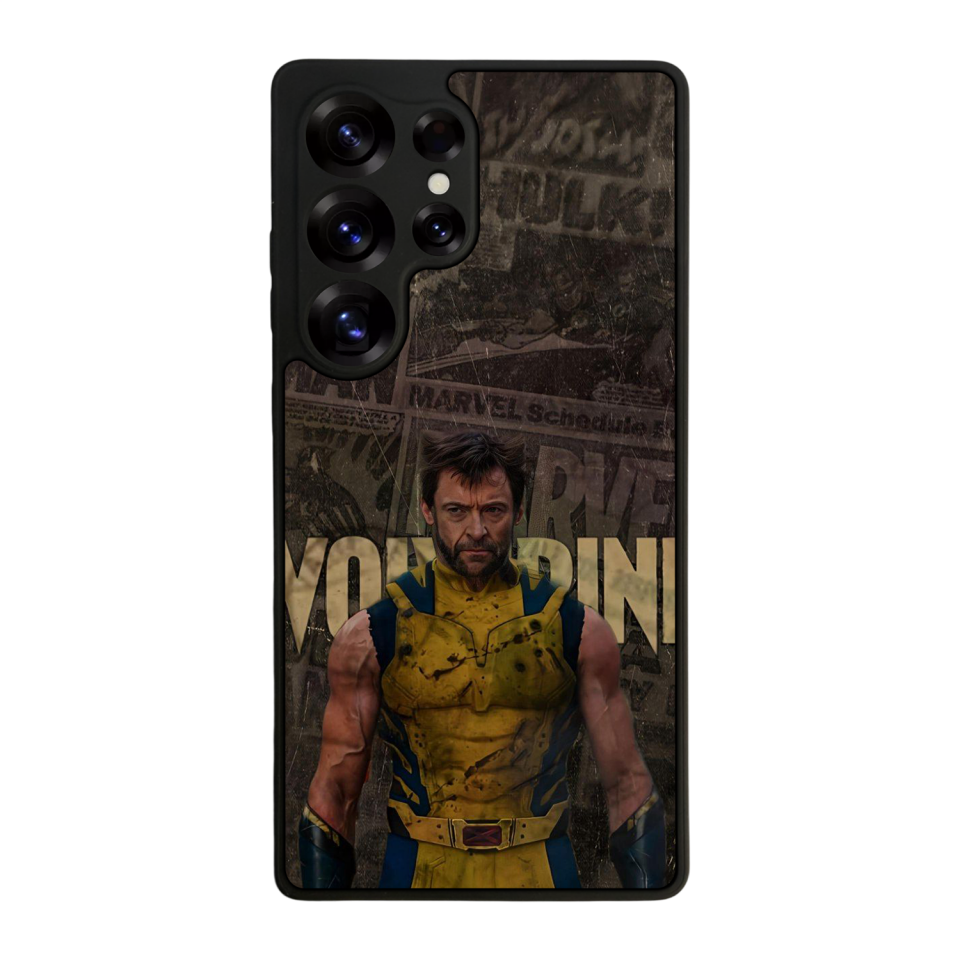 Samsung Galaxy S25 Ultra Uyumlu Wolverine Tasarımlı Glossy Premium Kılıf