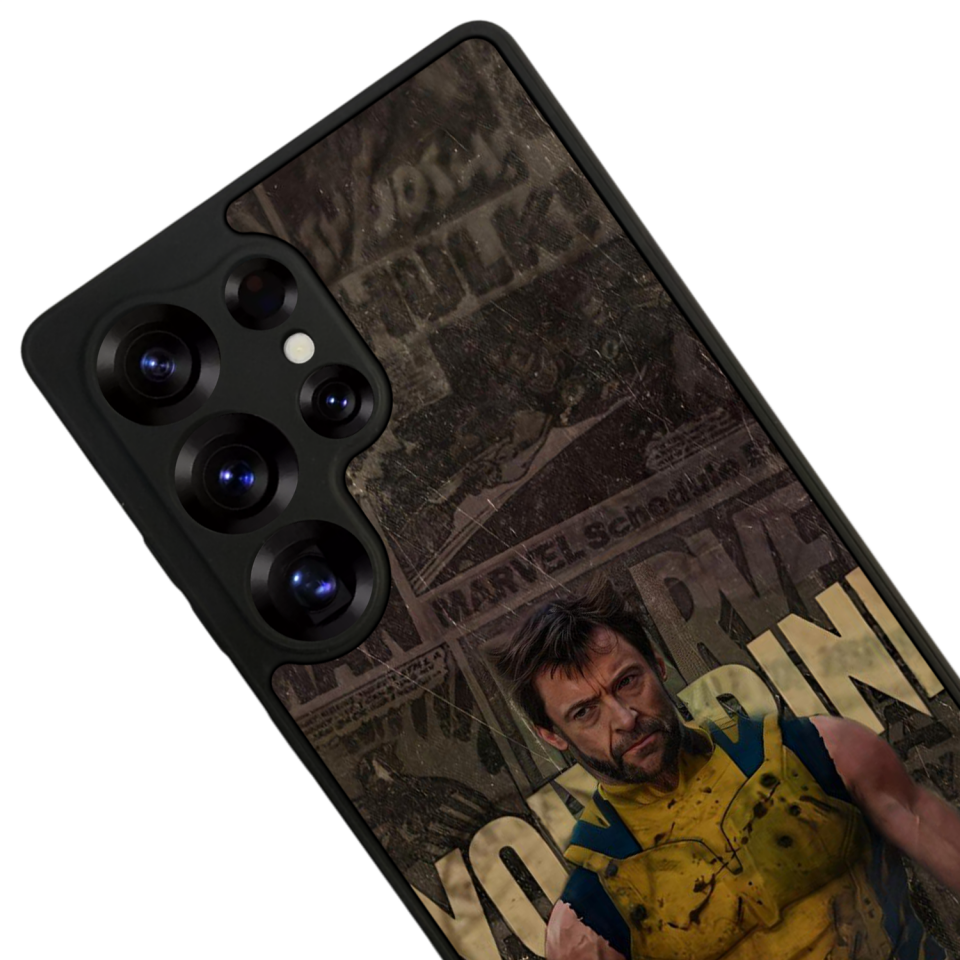 Samsung Galaxy S25 Ultra Uyumlu Wolverine Tasarımlı Glossy Premium Kılıf