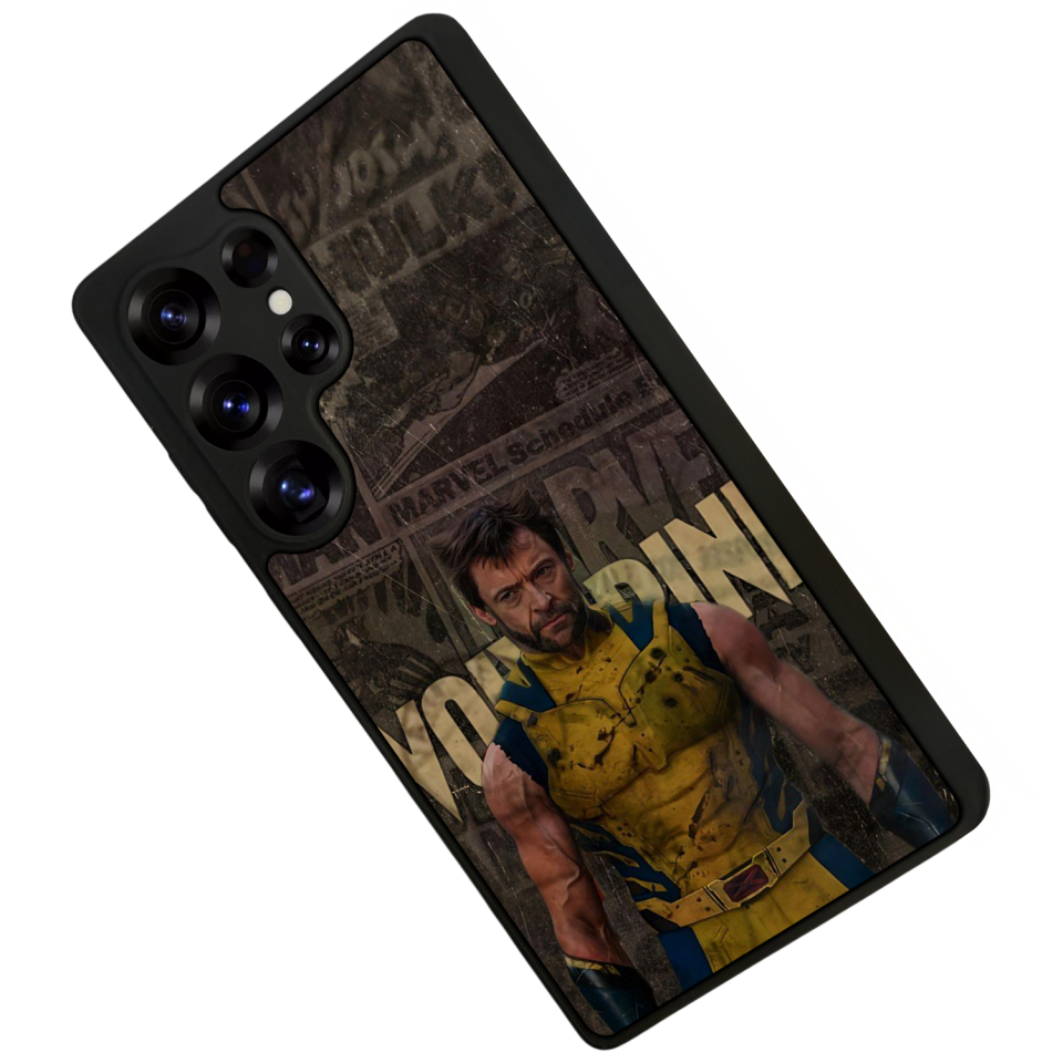 Samsung Galaxy S25 Ultra Uyumlu Wolverine Tasarımlı Glossy Premium Kılıf