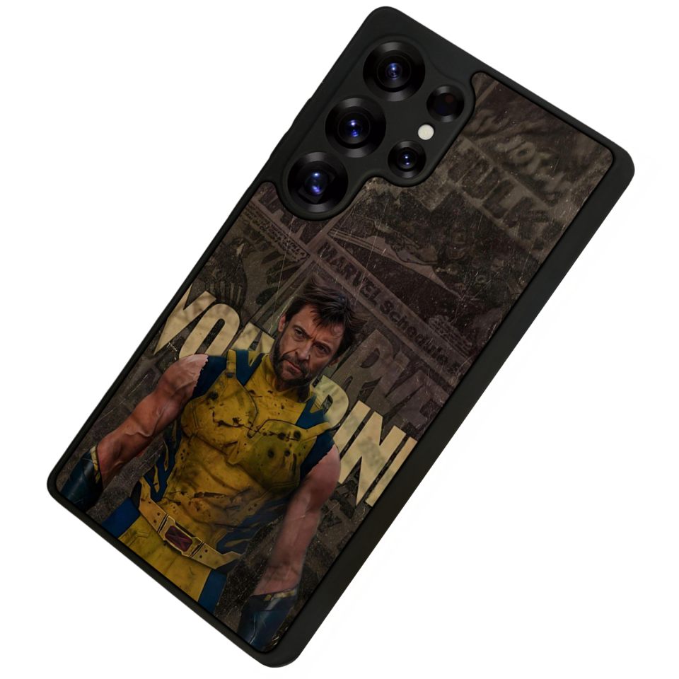Samsung Galaxy S25 Ultra Uyumlu Wolverine Tasarımlı Glossy Premium Kılıf