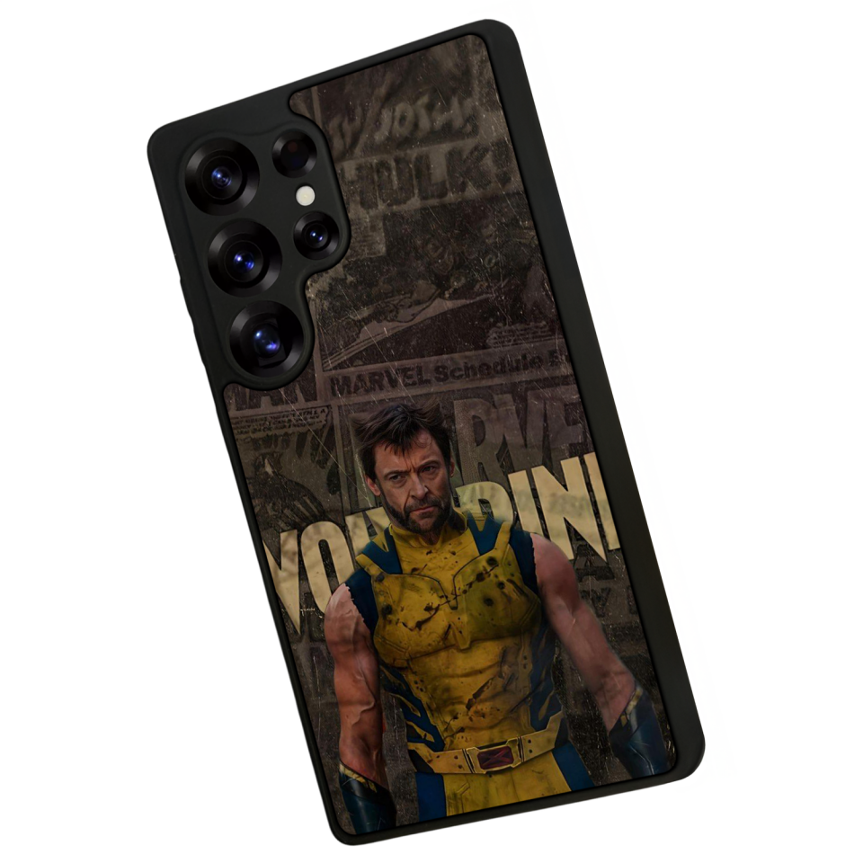 Samsung Galaxy S25 Ultra Uyumlu Wolverine Tasarımlı Glossy Premium Kılıf