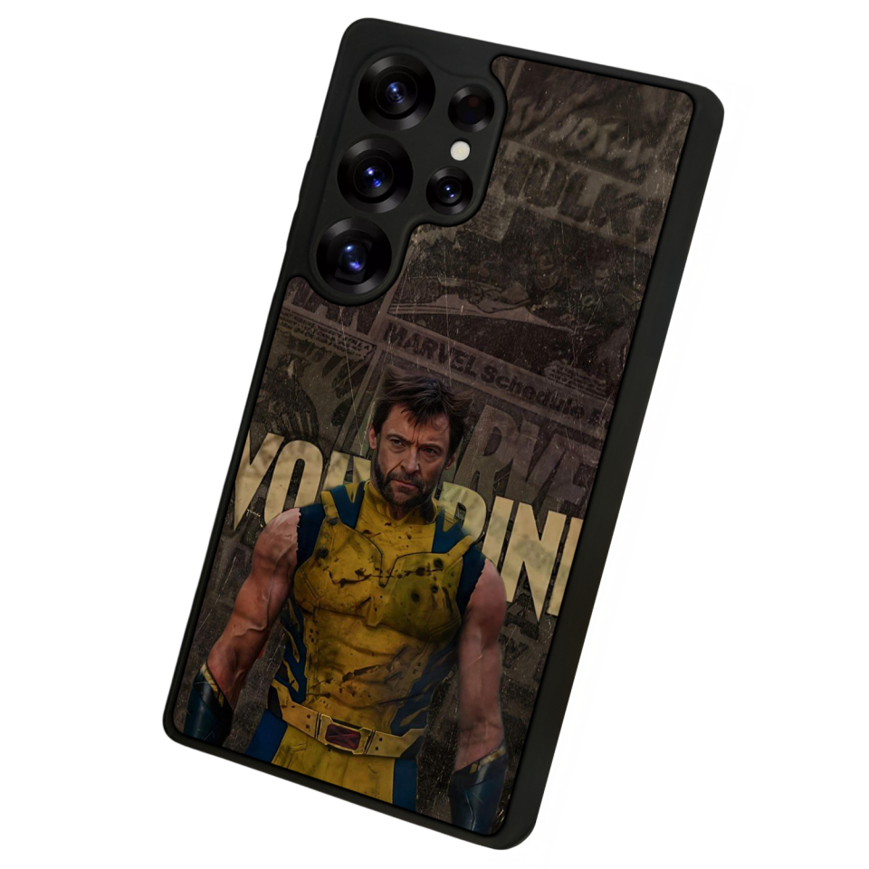 Samsung Galaxy S25 Ultra Uyumlu Wolverine Tasarımlı Glossy Premium Kılıf