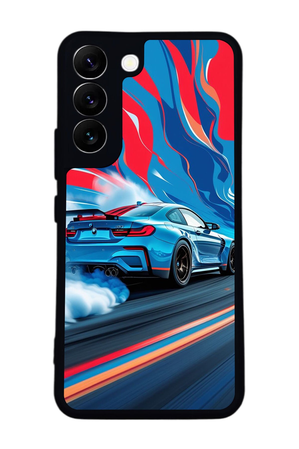 Samsung Galaxy S22 Uyumlu BMW Tasarımlı Glossy Premium Kılıf