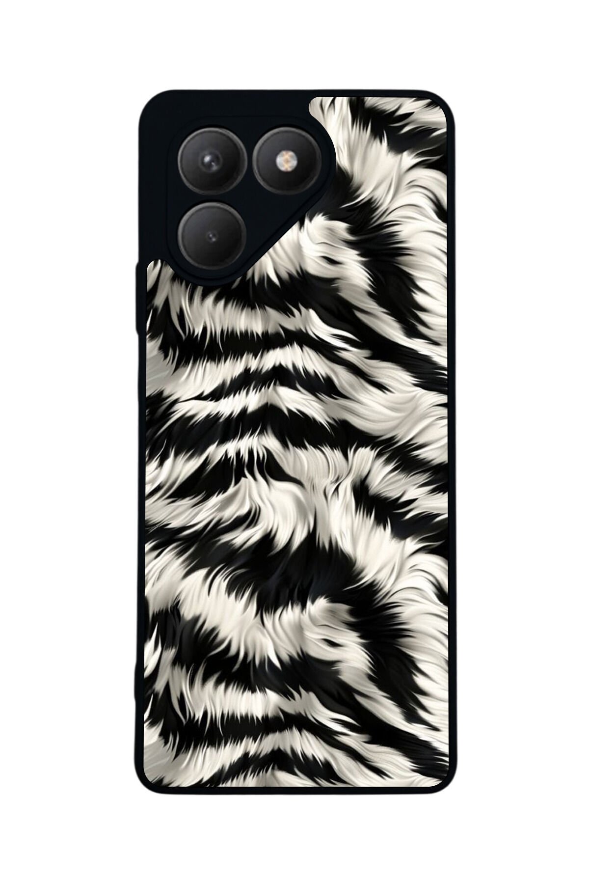 Tecno Pova 7 Mat Uyumlu Siyah Kılıf – Yumuşak Silikon, Koruyucu, Şok Emici Kapak