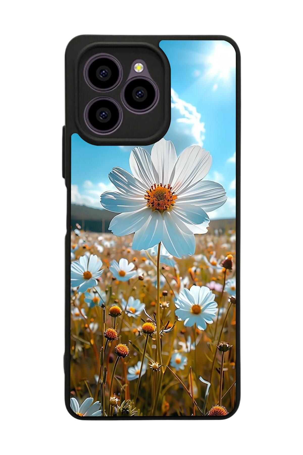 Omix X6 Uyumlu Cicek Tasarımlı Glossy Premium Kılıf