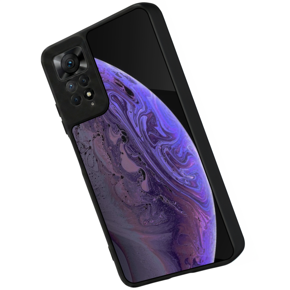 Xiaomi Redmi Note 12 Pro Uyumlu Ay Tasarımlı Glossy Premium Kılıf