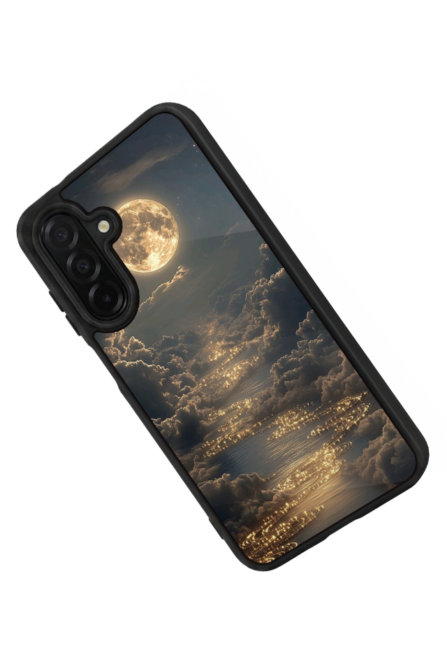 Samsung Galaxy A26 Uyumlu Ay Tasarımlı Glossy Premium Kılıf