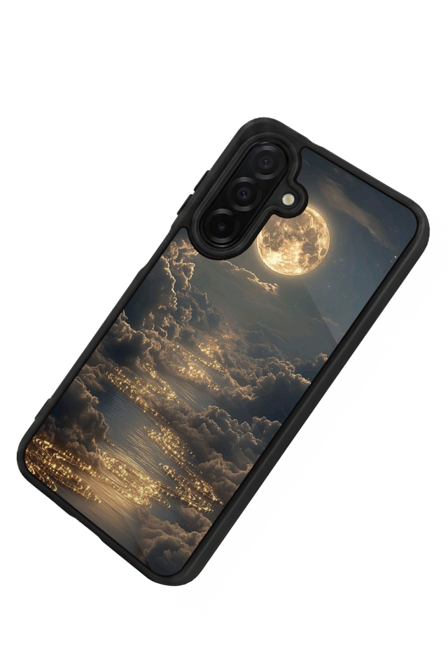 Samsung Galaxy A26 Uyumlu Ay Tasarımlı Glossy Premium Kılıf