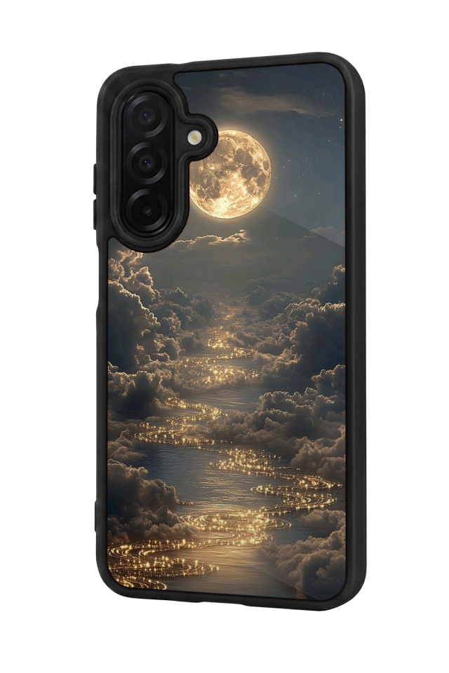 Samsung Galaxy A26 Uyumlu Ay Tasarımlı Glossy Premium Kılıf