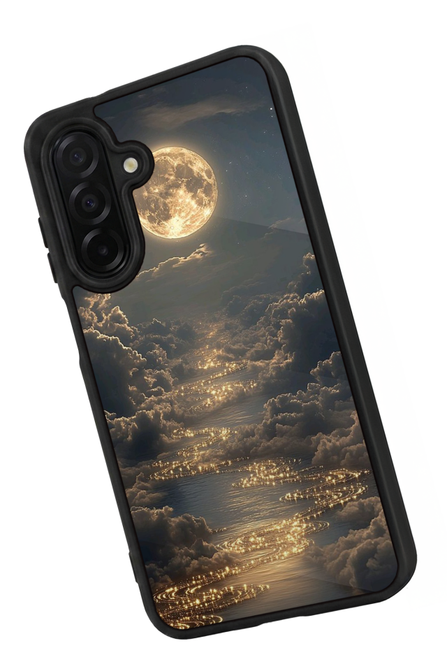 Samsung Galaxy A26 Uyumlu Ay Tasarımlı Glossy Premium Kılıf