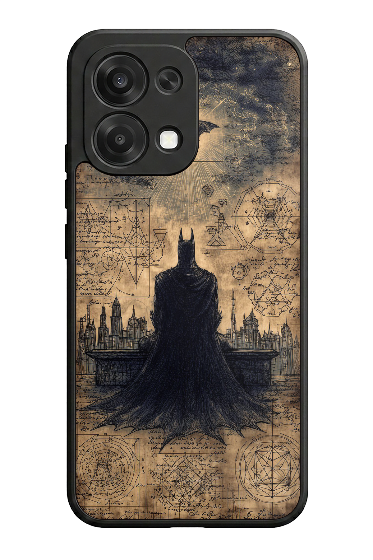 Oppo A6 Pro Uyumlu Batman Tasarımlı Glossy Premium Kılıf
