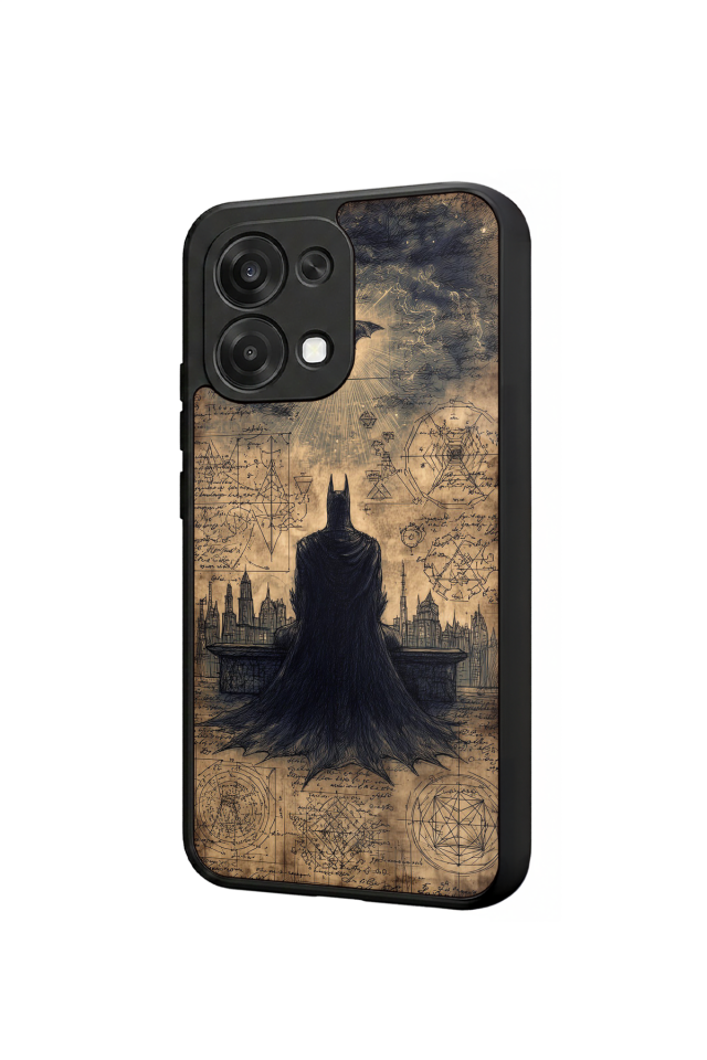Oppo A6 Pro Uyumlu Batman Tasarımlı Glossy Premium Kılıf
