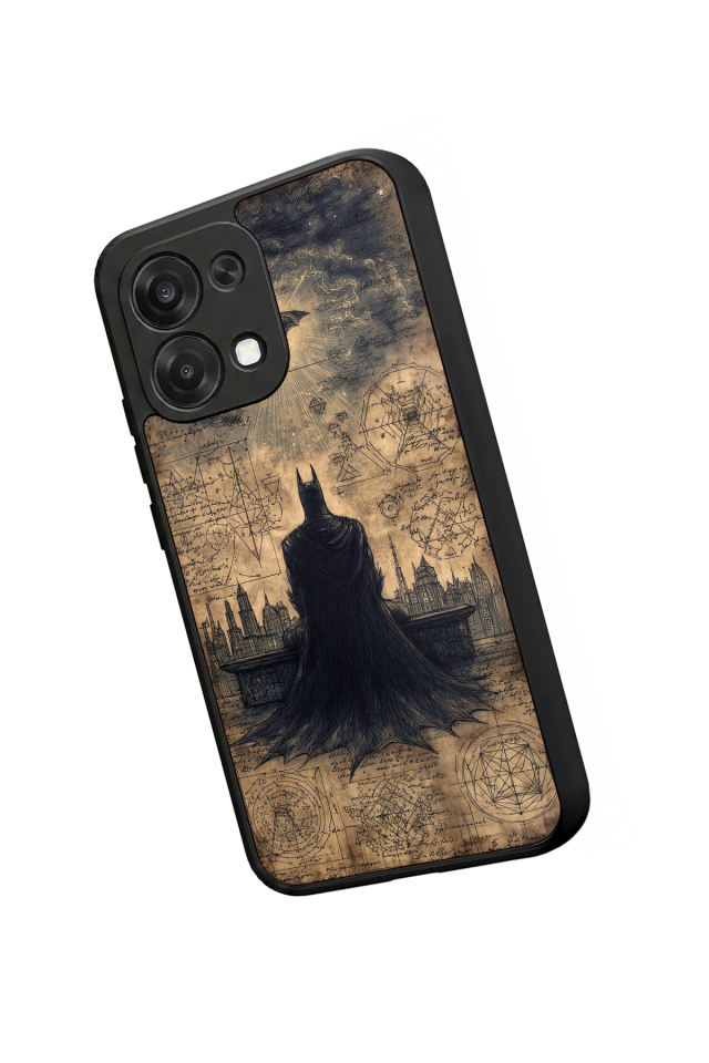 Oppo A6 Pro Uyumlu Batman Tasarımlı Glossy Premium Kılıf
