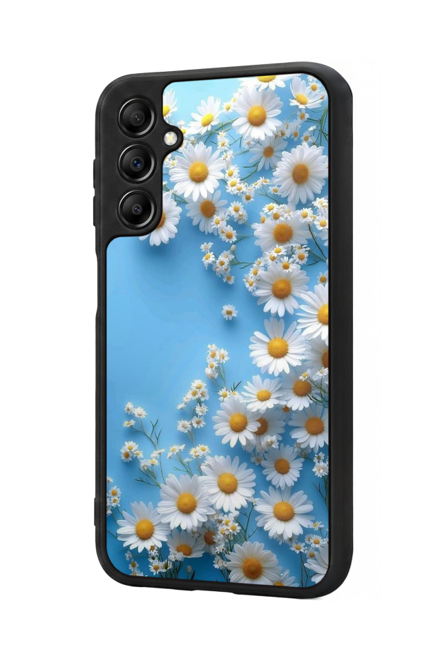 Samsung Galaxy A14 Uyumlu Cicek Tasarımlı Glossy Premium Kılıf