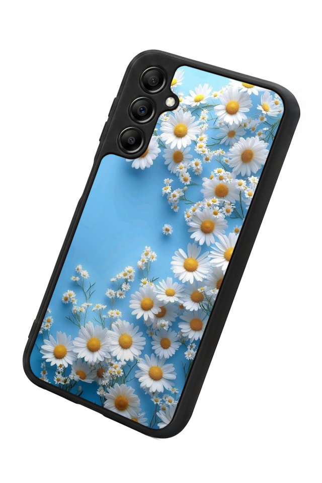 Samsung Galaxy A14 Uyumlu Cicek Tasarımlı Glossy Premium Kılıf