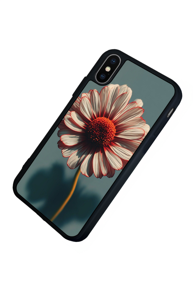 iPhone XS Max Uyumlu Cicek Tasarımlı Glossy Premium Kılıf