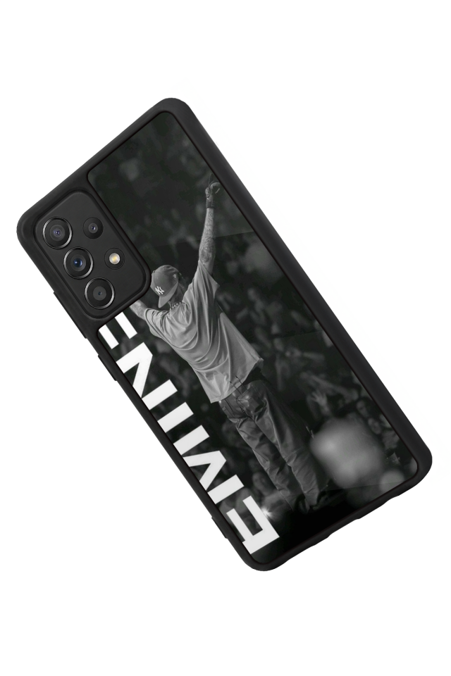 Samsung Galaxy A72 Uyumlu Eminem Tasarımlı Glossy Premium Kılıf
