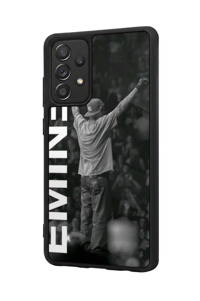 Samsung Galaxy A72 Uyumlu Eminem Tasarımlı Glossy Premium Kılıf