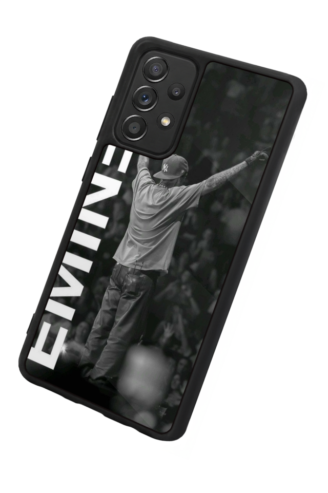 Samsung Galaxy A72 Uyumlu Eminem Tasarımlı Glossy Premium Kılıf