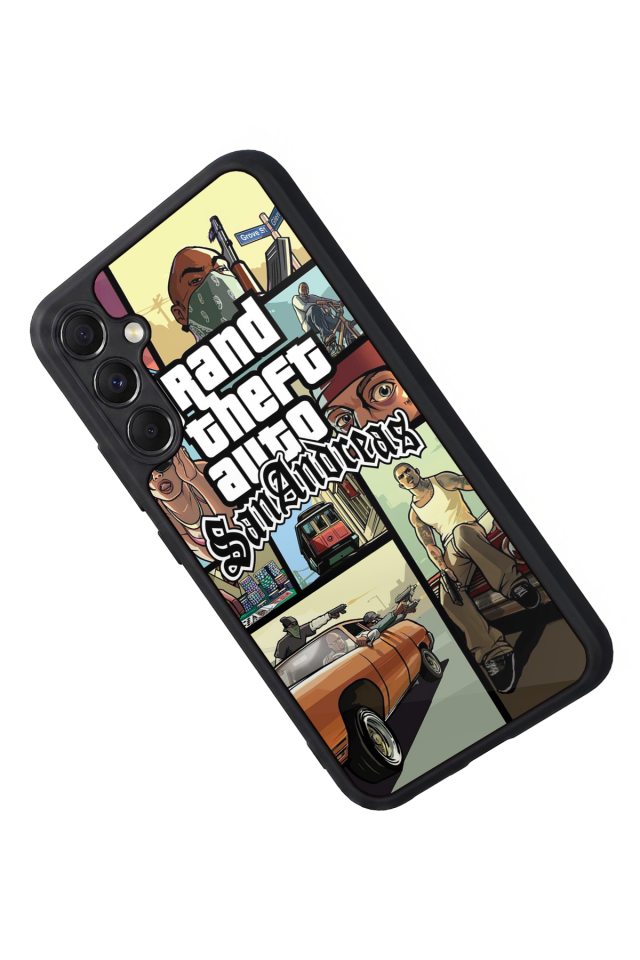 Samsung Galaxy M34 Uyumlu GTA Tasarımlı Glossy Premium Kılıf