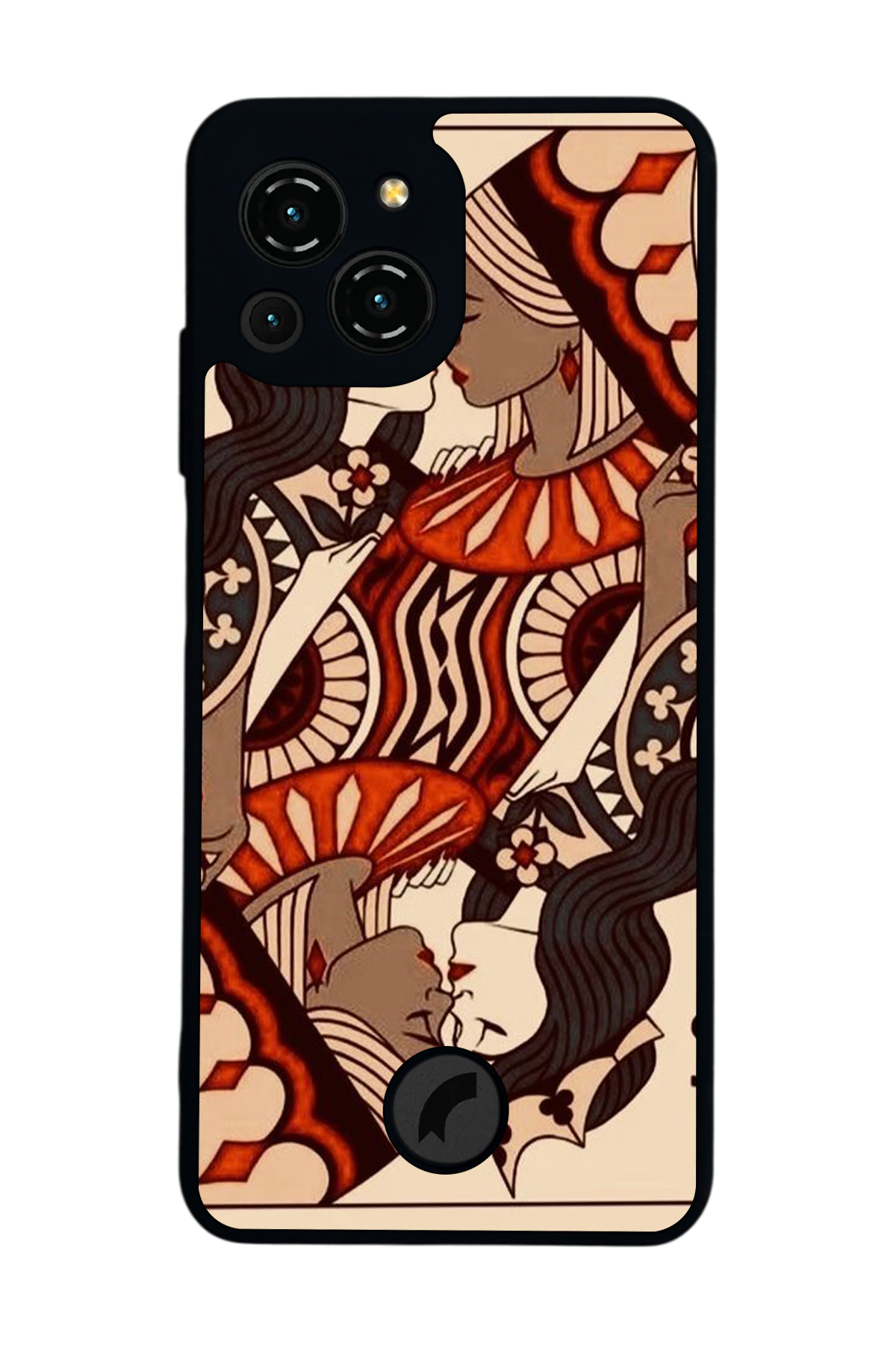 Reeder S23 Pro Max Uyumlu Kalp Love Tasarımlı Glossy Premium Kılıf