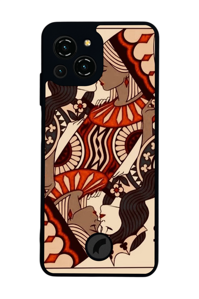 Reeder S23 Pro Max Uyumlu Kalp Love Tasarımlı Glossy Premium Kılıf