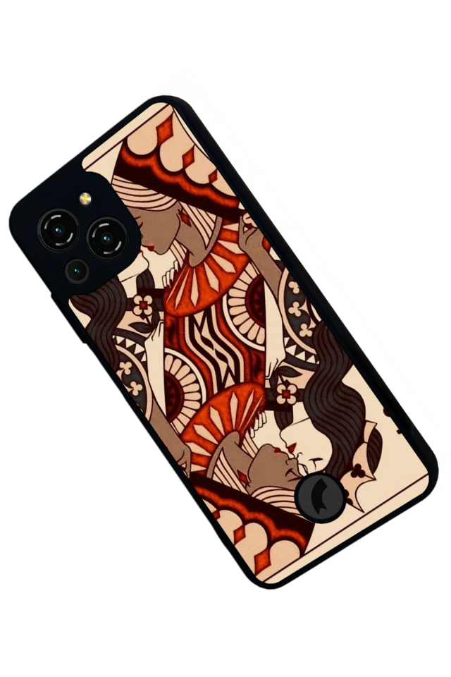 Reeder S23 Pro Max Uyumlu Kalp Love Tasarımlı Glossy Premium Kılıf