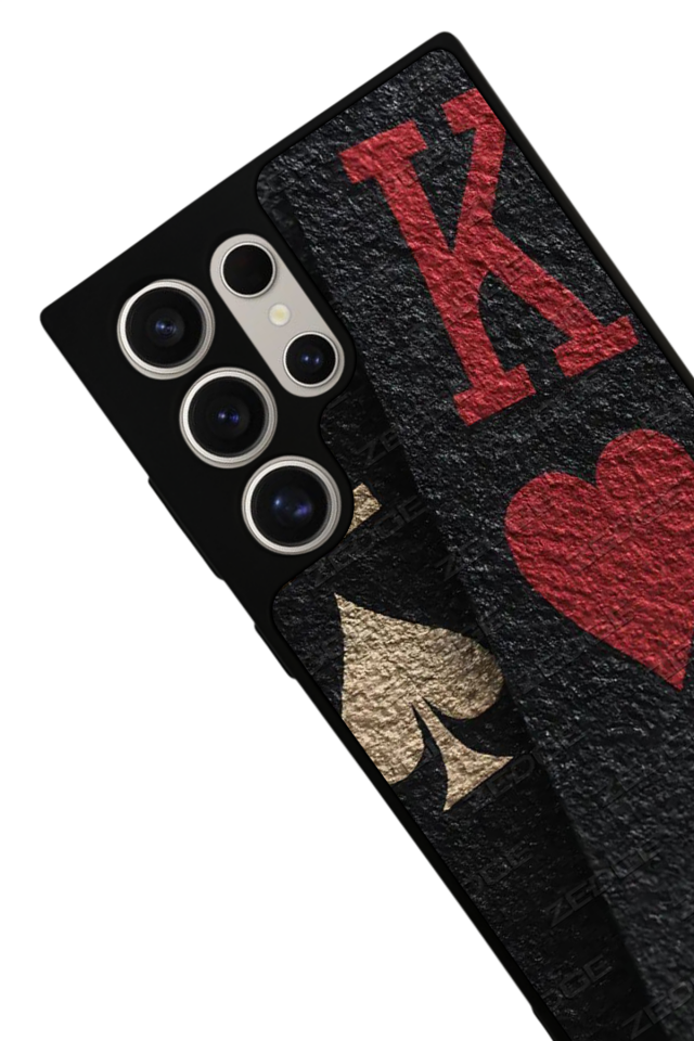 Samsung Galaxy S22 Ultra Uyumlu Kart Tasarımlı Glossy Premium Kılıf