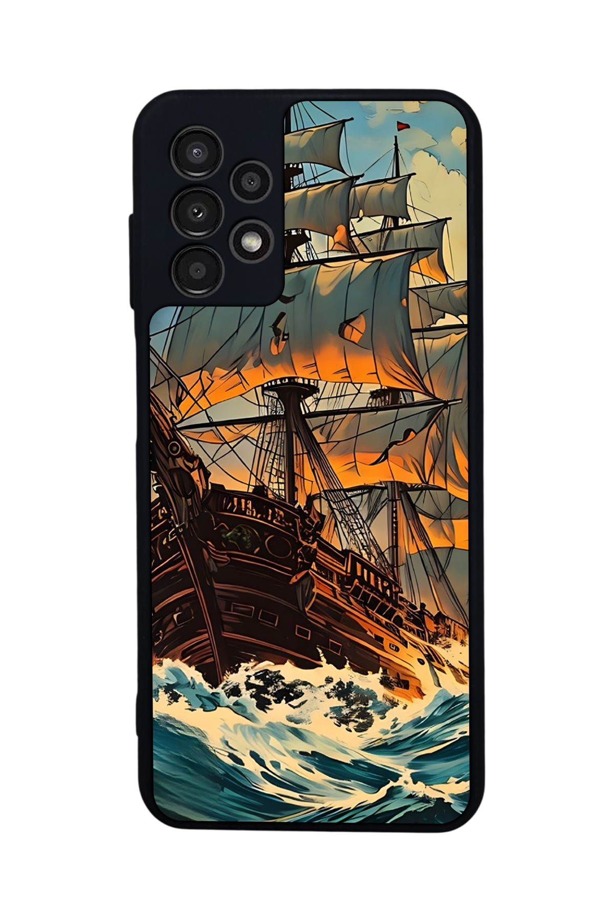 Samsung Galaxy A23 Uyumlu Korsan Tasarımlı Glossy Premium Kılıf