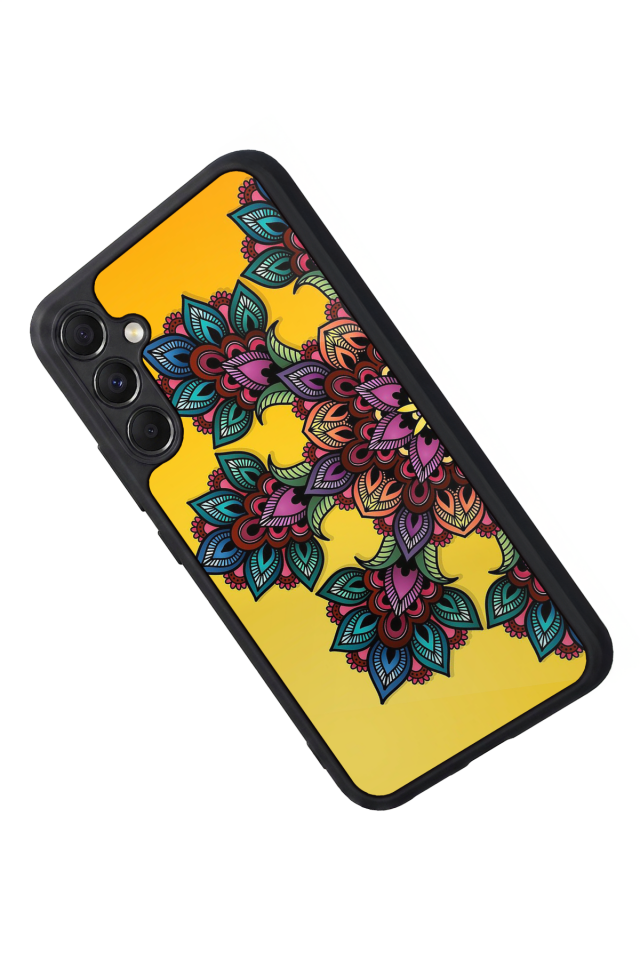 Samsung Galaxy M34 Uyumlu Mandala Tasarımlı Glossy Premium Kılıf
