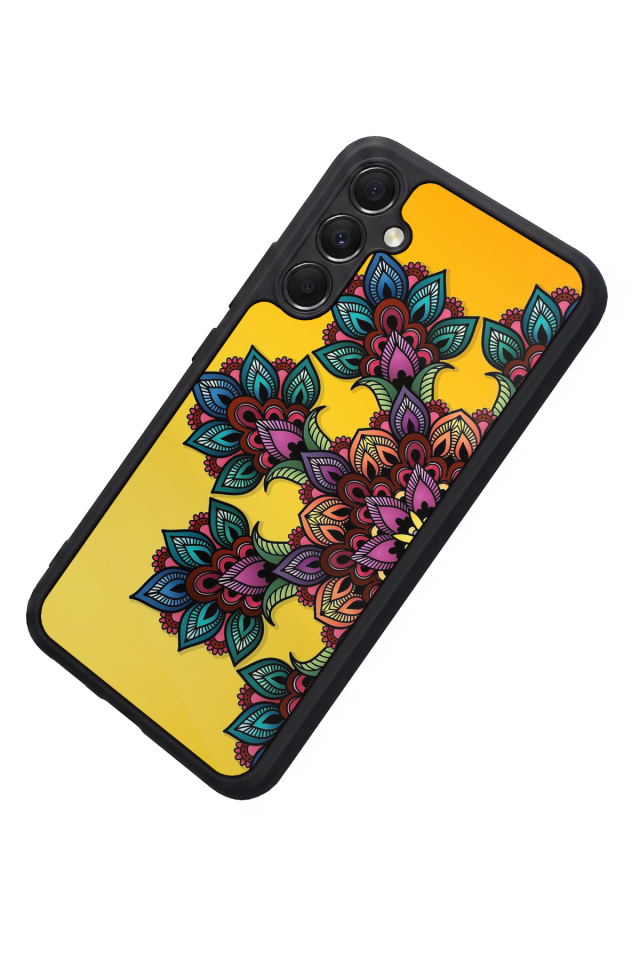 Samsung Galaxy M34 Uyumlu Mandala Tasarımlı Glossy Premium Kılıf