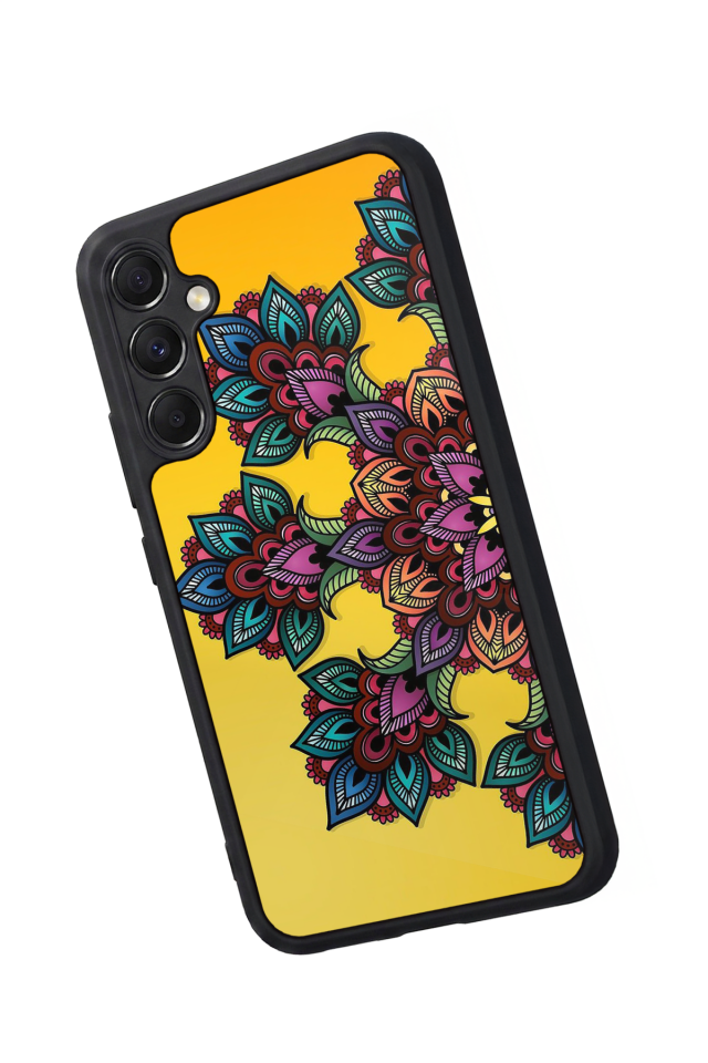 Samsung Galaxy M34 Uyumlu Mandala Tasarımlı Glossy Premium Kılıf