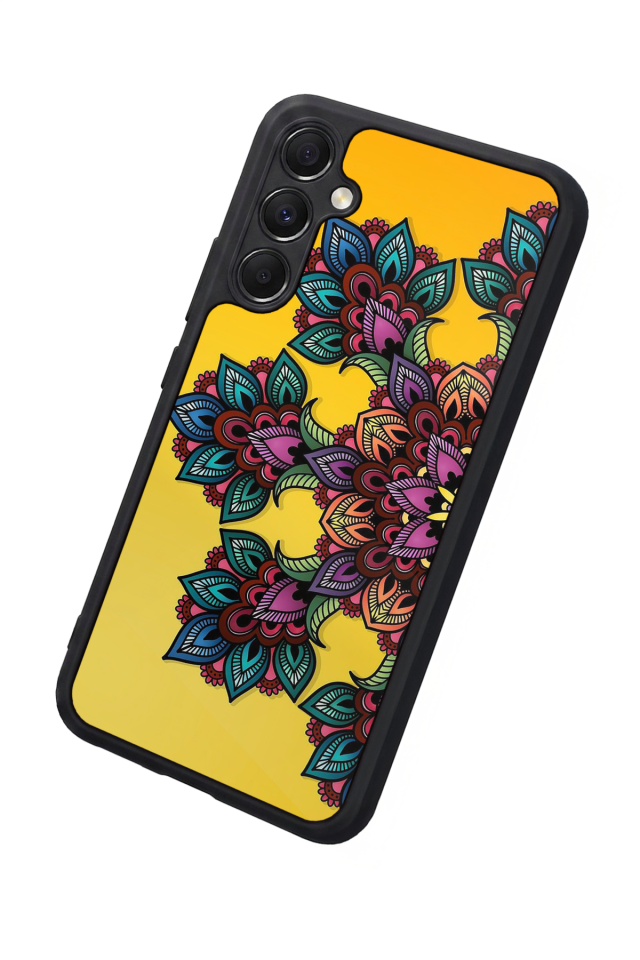 Samsung Galaxy M34 Uyumlu Mandala Tasarımlı Glossy Premium Kılıf