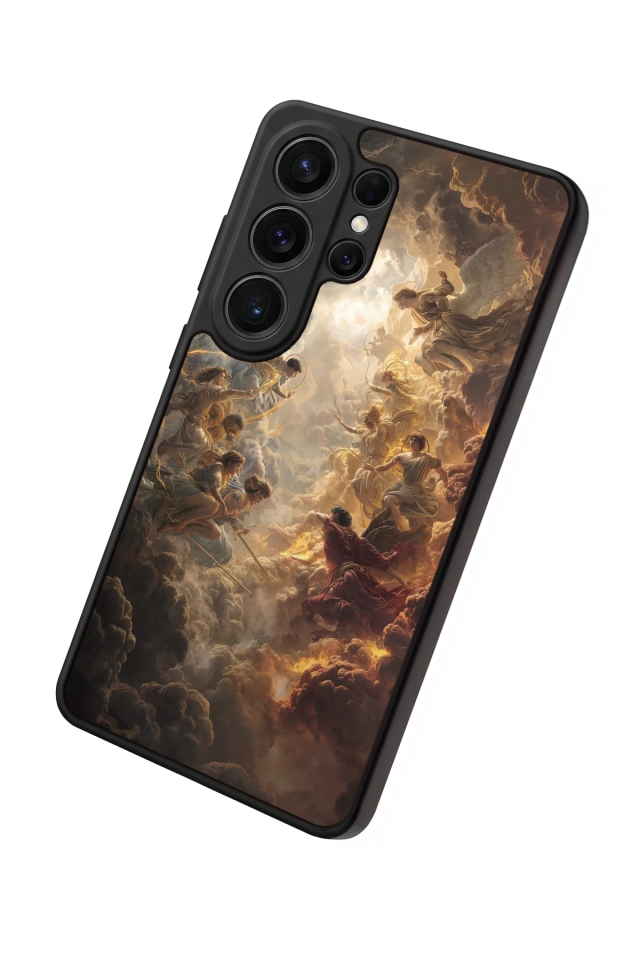 Samsung Galaxy S26 Ultra Uyumlu Melek Tasarımlı Glossy Premium Kılıf