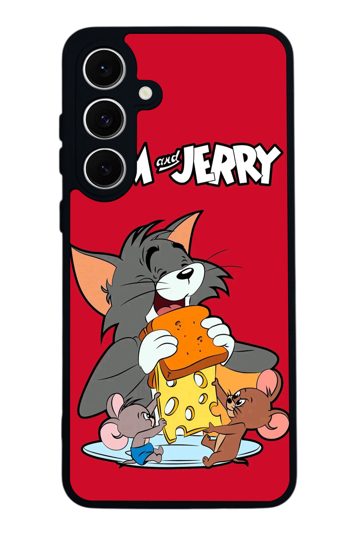 Samsung Galaxy A16 Uyumlu Tom And Jerry Tasarımlı Glossy Premium Kılıf