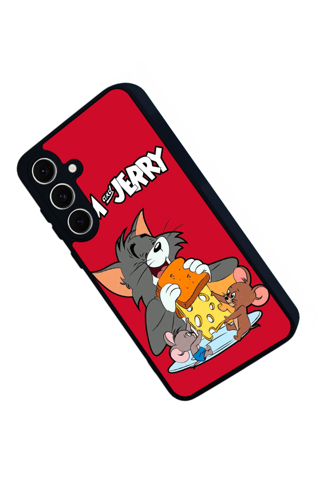 Samsung Galaxy A16 Uyumlu Tom And Jerry Tasarımlı Glossy Premium Kılıf