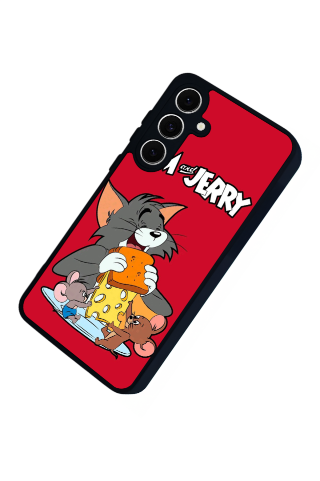 Samsung Galaxy A16 Uyumlu Tom And Jerry Tasarımlı Glossy Premium Kılıf