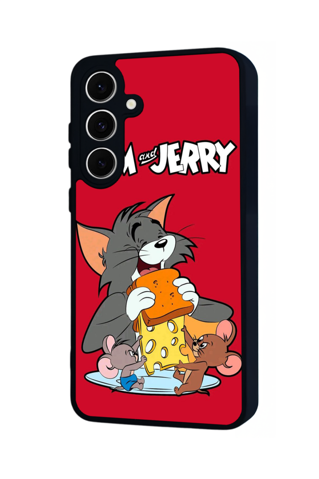Samsung Galaxy A16 Uyumlu Tom And Jerry Tasarımlı Glossy Premium Kılıf