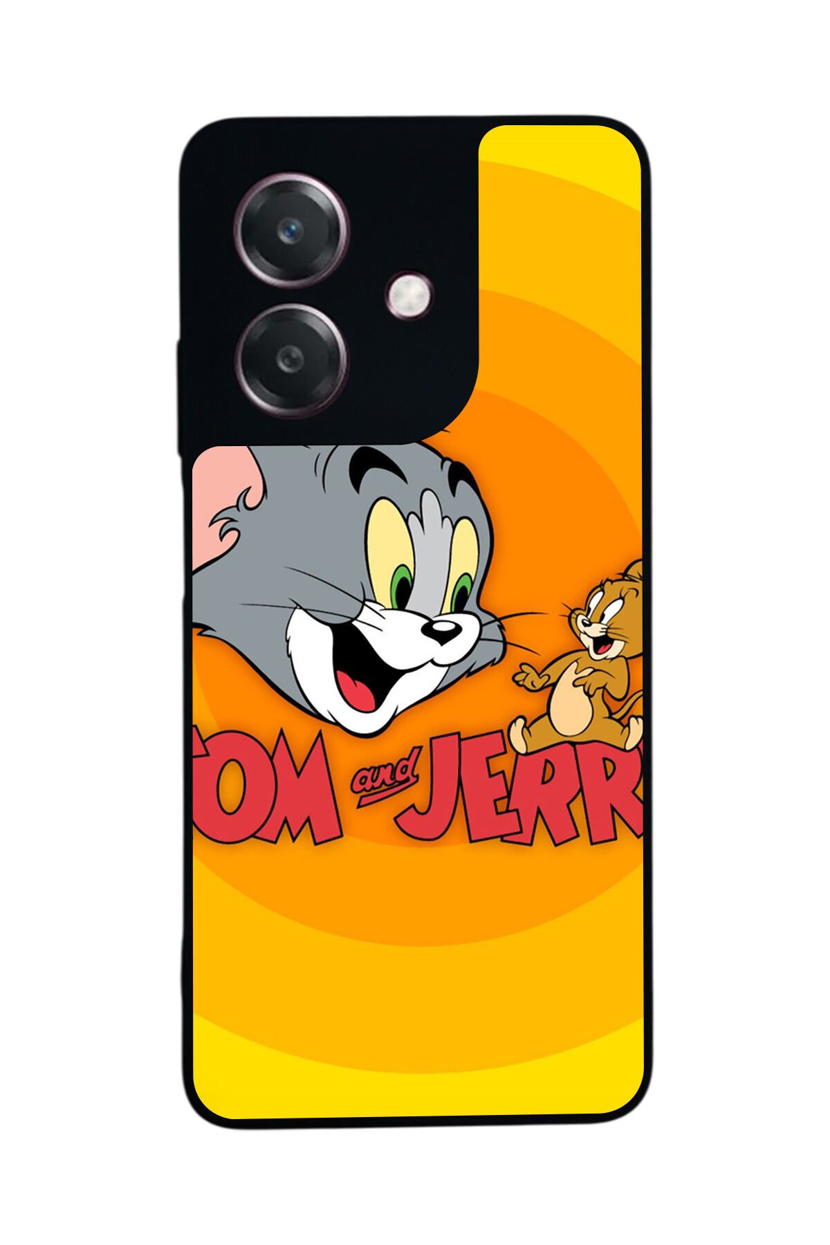 Oppo A3 5G Uyumlu Tom And Jerry Tasarımlı Glossy Premium Kılıf