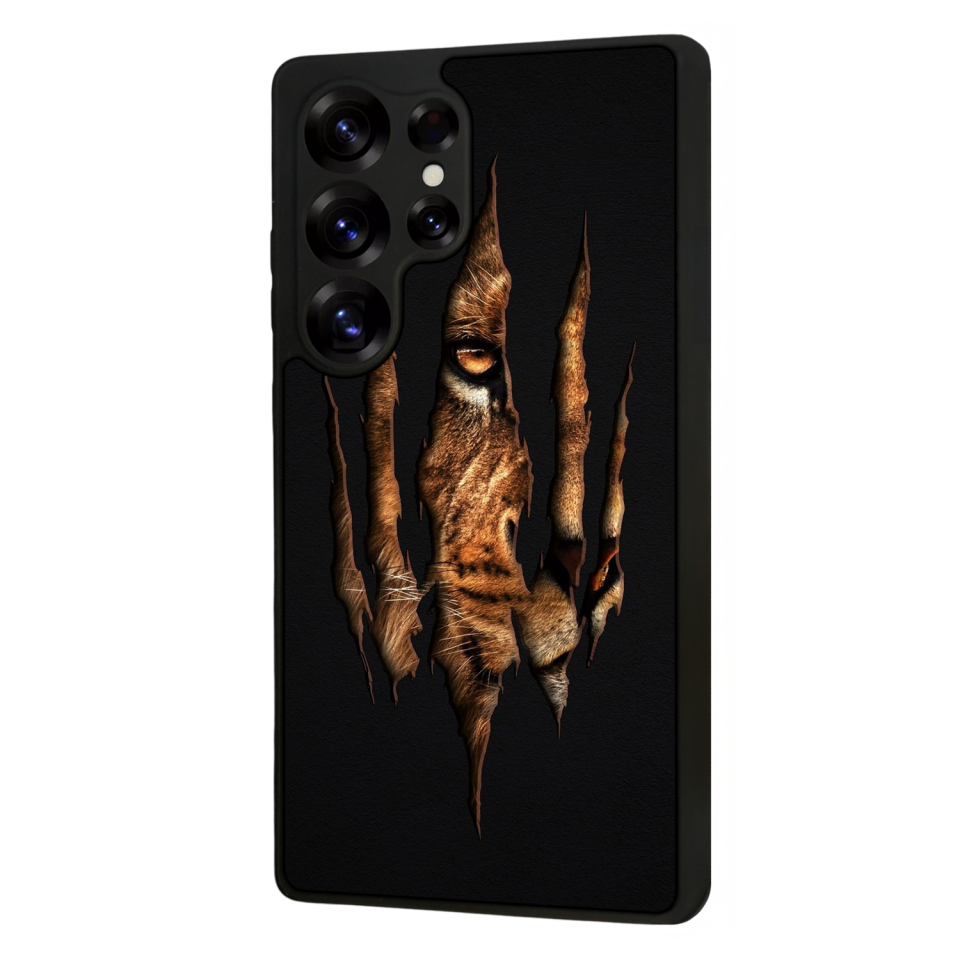 Samsung Galaxy S25 Ultra Uyumlu Aslan Tasarımlı Glossy Premium Kılıf
