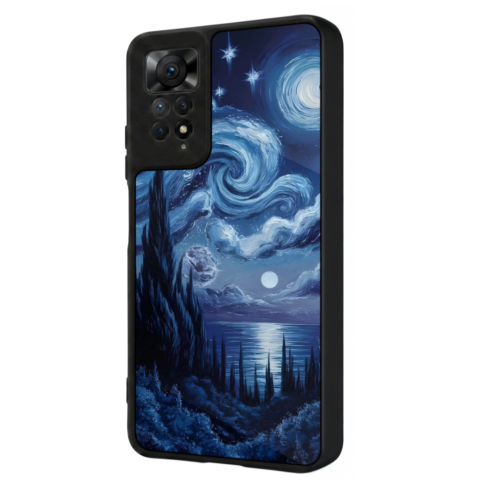 Xiaomi Redmi Note 12 Pro Uyumlu Ay Tasarımlı Glossy Premium Kılıf