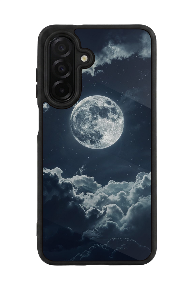 Samsung Galaxy A26 Uyumlu Ay Tasarımlı Glossy Premium Kılıf