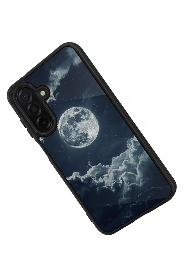 Samsung Galaxy A26 Uyumlu Ay Tasarımlı Glossy Premium Kılıf