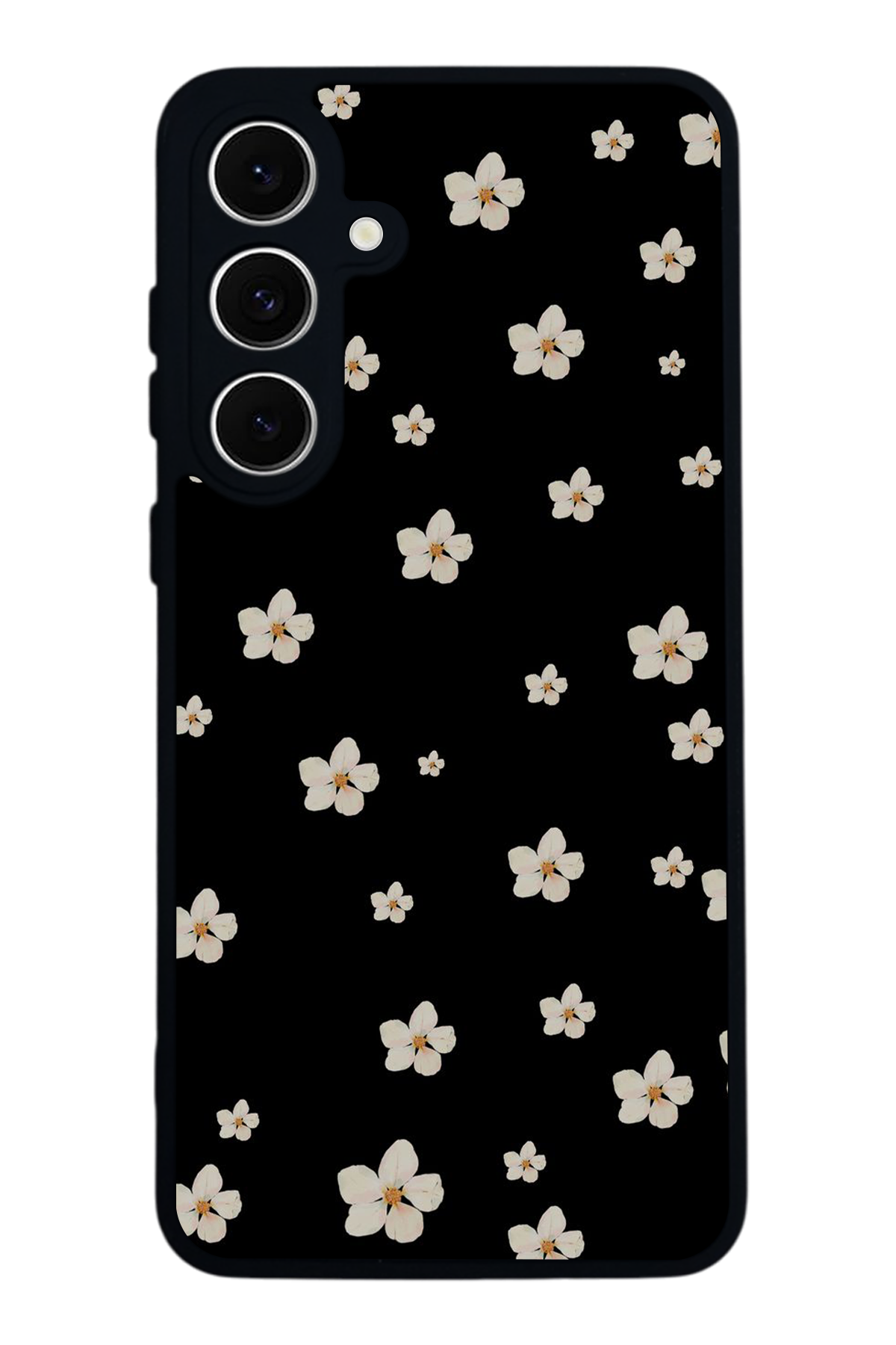 Samsung Galaxy S24 FE Uyumlu Cicek Tasarımlı Glossy Premium Kılıf